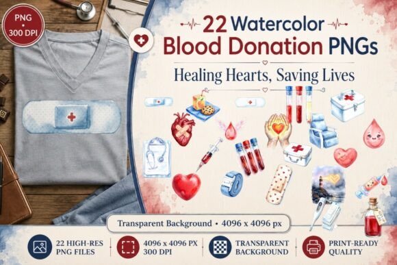 Blood Donation Phlebotomy Clipart PNG: Life-Saving Design Assets