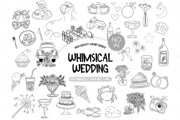 Elevate Your Stationery with Whimsical Wedding Icons