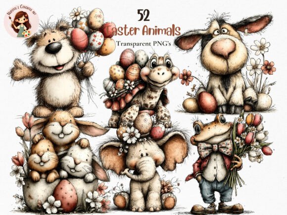 Whimsical Easter Animals PNG Set: A Designer's Guide