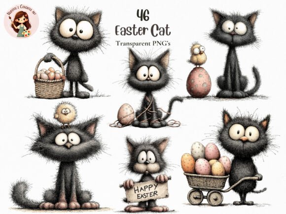 Whimsical Easter Spring Cat Clipart Png: A Designer's Guide